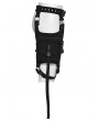 Punk Rave Black Gothic Punk Belt Leg Harness with Bag