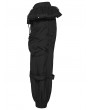 Punk Rave Black Gothic Punk Loose Cuffed Cargo Pants for Women