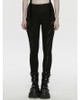 Punk Rave Black Gothic Cyberpunk Leggings for Women