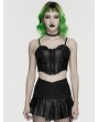 Punk Rave Black Gothic Cyberpunk Corset Top for Women