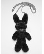 Punk Rave Black Gothic Punk Rebel Fur Doll