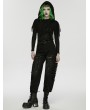 Punk Rave Black Gothic Punk Decadent Denim Pants for Women