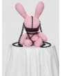 Punk Rave Pink Punk Rivet Cute Rabbit Doll