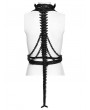 Punk Rave Black Cyberpunk Gothic Skeleton Chain Harness