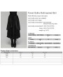 Punk Rave Black Retro Gothic Layered Lace Ruffle Long Skirt