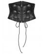 Punk Rave Black Gothic Chinese Style Spirit Beast Corset Belt