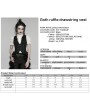 Punk Rave Black Gothic Ruffle V-Neck Drawstring Vest for Women