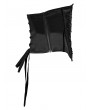 Punk Rave Black Retro Gothic Bead Embroidered Corset Waistband