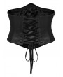 Punk Rave Black Retro Gothic Bead Embroidered Corset Waistband