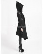 Punk Rave Black Gothic Hooded Coat for Women