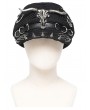 Devil Fashion Black Gothic Punk Skeleton Spike Studded Hat