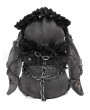 Devil Fashion Grey and Black Gothic Chain Harness Rag Doll