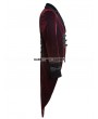 Punk Rave Wine Red Gothic Gentle Jacket with Scissors Tail