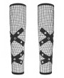 Dark in love Black Gothic Punk Mesh Hollow Chain Decor Gloves