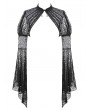 Dark in love Black Gothic Versatile Lace Shoulder Cape for Women