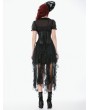 Dark in love Black Gothic Dark Fairy Layered Lace Mesh Skirt