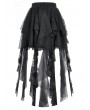 Dark in love Black Gothic Dark Fairy Layered Lace Mesh Skirt