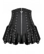 Dark in love Black Gothic Corseted Punk Eyelet Balloon Shorts