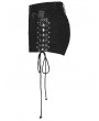 Punk Rave Black Gothic Punk Decadent Mesh Shorts for Women