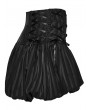 Punk Rave Black Gothic Striped Bloomer Shorts for Women