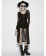 Punk Rave Black Gothic Daily Sun Protection Long Cardigan for Women