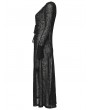 Punk Rave Black Gothic Daily Sun Protection Long Cardigan for Women