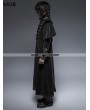 Punk Rave Black Gothic Long Cloak Coat for Men