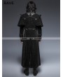 Punk Rave Black Gothic Long Cloak Coat for Men