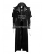 Punk Rave Black Gothic Long Cloak Coat for Men