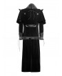 Punk Rave Black Gothic Long Cloak Coat for Men