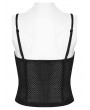 Punk Rave Black Gothic Punk Handsome Camisole Top for Women