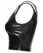 Punk Rave Black Gothic Punk Buckle Vest Top for Women