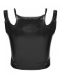 Punk Rave Black Gothic Punk Buckle Vest Top for Women