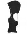 Punk Rave Black Gothic Punk Denim Hot Girl Detachable Hooded Vest Top