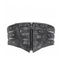 Devil Fashion Grey Punk Gothic Cut Out Studded Girdle for Men