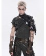 Devil Fashion Black Gothic Punk Asymmetric Shoulder Armor Harness
