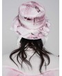Devil Fashion White Retro Gothic Ruffle Tassel Tie Hat