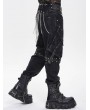 Devil Fashion Black Gothic Punk Irregular Chain Tassel Belt for Men