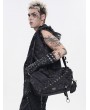 Devil Fashion Black Gothic Punk Skull Stud Spiked Shoulder Bag