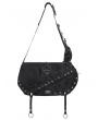 Devil Fashion Black Gothic Punk Skull Stud Spiked Shoulder Bag