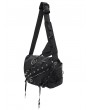 Devil Fashion Black Gothic Punk Skull Stud Spiked Shoulder Bag