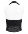Devil Fashion Black Retro Gothic Embroidery Jacquard Waistcoat for Men