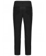 Punk Rave Black Gothic Punk Minimalist Buckle Pants for Men