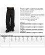 Punk Rave Black Punk Dark Gothic Wide Leg Pants for Men