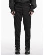 Punk Rave Black Gothic Dark Pattern Jacquard Pants for Men
