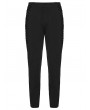 Punk Rave Black Gothic Strapped Slim Fit Pants for Men