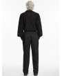 Punk Rave Black Gothic Retro Palace Jacquard Pattern Pants for Men
