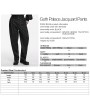 Punk Rave Black Gothic Retro Palace Jacquard Pattern Pants for Men