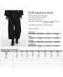 Punk Rave Black Gothic Baggy Tapered Cuffed Pants for Men