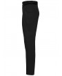 Punk Rave Black Gothic Embroidered Velvet Patched Pants for Men